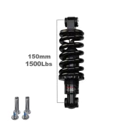 AttLvTu-Bike Rear Shock Absorber, Spring, MTB, 125mm, 150mm, 165mm, GS-121A, 100 to 2000 lbs, Suspension Damper