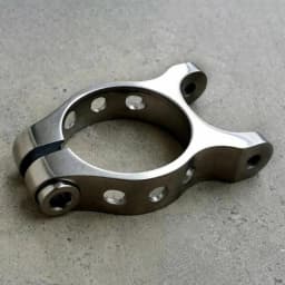 31.8/34.9mm Double-head Titanium Alloy Seatpost Clip Clamp Ti Alloy Seat Tube Clamp for Mountain / Road Bike