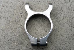 31.8/34.9mm Double-head Titanium Alloy Seatpost Clip Clamp Ti Alloy Seat Tube Clamp for Mountain / Road Bike
