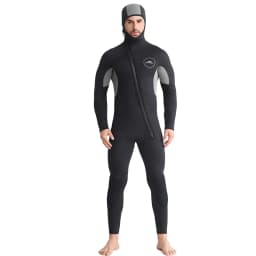 Men 5mm Neoprene Wetsuits Full Body Scuba Diving Suit Snorkeling Surfing Swimming Long Sleeve Keep Warm Water Wetsuits