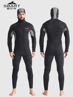 Men 5mm Neoprene Wetsuits Full Body Scuba Diving Suit Snorkeling Surfing Swimming Long Sleeve Keep Warm Water Wetsuits
