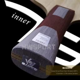 SANWEI 75 INNER Table Tennis Blade 5 Wood 2 ALC Carbon Ping Pong Blade for Loop Driving Plus Fast Attack