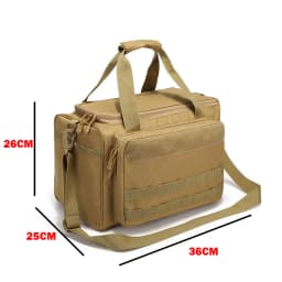 Range Bag Outdoor Hunting Training Shooting Molle Gun Bags Climbing Hiking Camping Large Capacity Handbag