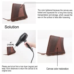 Wayne' Dog Canvas Leather Hunting Gun Recoil Pad for Rifle and Shotgun Buttstock Butt Pad Cover