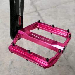 SHANMASHI DH Mountain Bike Wide Big Comfort Pedal 3 Bearing Aluminum Alloy Mtb Downhill Bicycle Pedal