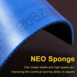 Original DHS New Hurricane 3 National Table Tennis Rubber Orange Sponge Blue Sponge Professional Table Tennis Racquet Rubber