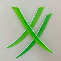 50Pcs/lot 5 Inch Traditional Kyudo Carbon Arrow Feather Fletching Knife Shape Right Wing Turkey Vanes Archery Accessories