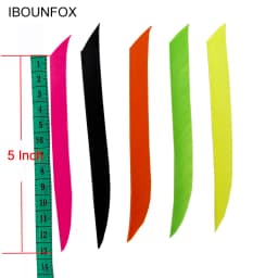 50Pcs/lot 5 Inch Traditional Kyudo Carbon Arrow Feather Fletching Knife Shape Right Wing Turkey Vanes Archery Accessories