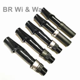 BR Wi & Wa Carbon Reel Seat 3K Woven Carbon Fiber Body With FUJI Hood DIY Spinng Fishing Rod Casting Rod Repair Building 1PCS