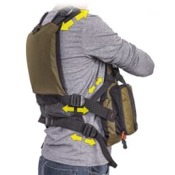 Professional Fishing Vest Kayak Life Jacket Lightweight Adjustable Fishing Vest with Whistle Mesh Breathable Multiple pockets
