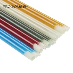 Pro Bomesh 1.43-1.56m 3 Section Hollow Fiber Glass Trout Fishing Rod Blank Travel Fishing Rod Building DIY Component Repair Pole