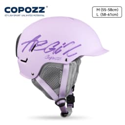 COPOZZ Certificated Ski Helmet Husband Integrally-Molded Snowboard Helmet with Magnetic Bukcle Motorcycle Snow Men Women Adult
