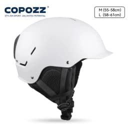 COPOZZ Certificated Ski Helmet Husband Integrally-Molded Snowboard Helmet with Magnetic Bukcle Motorcycle Snow Men Women Adult