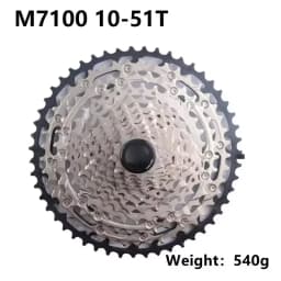 Shimano SLX CS-M7100 Cassette 12s For Mountain Bike Riding Parts Original 12 Speed 10-51T 10-45T
