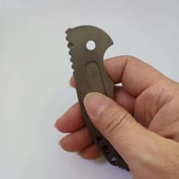 1 Pc Custom Titanium Alloy Knife Handle Scales for Rick Hinderer XM18 3.5 Knives DIY Accessories