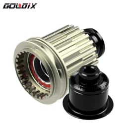 GOLDIX Bicycle Hub Adapter with QR/THRU End Cap HG/XD/MS Bicycle Hub Body for MTB/Road Bike Freehub