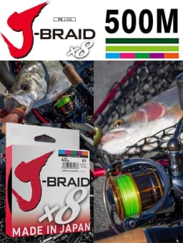 Original Japan Line 500M PE 8 Braided Fishing Line for Sea Fishing 8 Strands Super Strong Japanese Multifilament line