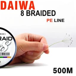 Original Japan Line 500M PE 8 Braided Fishing Line for Sea Fishing 8 Strands Super Strong Japanese Multifilament line
