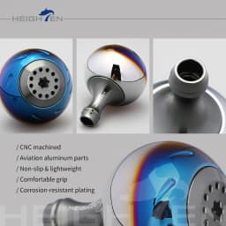 HEIGHTEN Power Handle Knob 30/38/45mm 32g for Shimano Stradic SW Twinpower SW Ultegra 5000-8000 Reel
