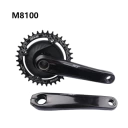 Shimano SLX M7100 M8100 Crank With XCADEY XPOWER 104bcd Power Meter  Deckas 104bcd chainring For M7100 M8100 M9100