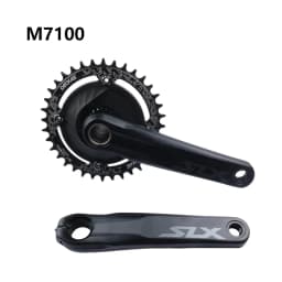 Shimano SLX M7100 M8100 Crank With XCADEY XPOWER 104bcd Power Meter  Deckas 104bcd chainring For M7100 M8100 M9100