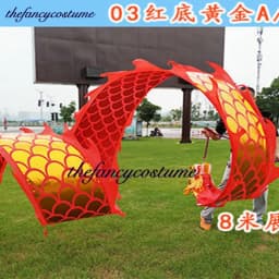 Sale 6M Dragon Dance Costume Fitness Outdoor Carnival Sports Exercise Abdomin Square Performance Funny Toys Group Activities
