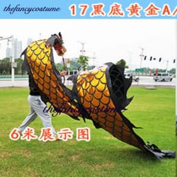 Sale 6M Dragon Dance Costume Fitness Outdoor Carnival Sports Exercise Abdomin Square Performance Funny Toys Group Activities