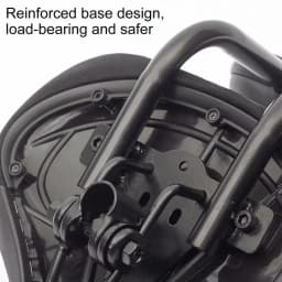Bike Seat With Backrest Comfortable Electric Scooter Saddle Bicycle Seat Cushion Hollow Breathable Saddle For Road Bike Tricycle