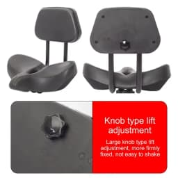 Bike Seat With Backrest Comfortable Electric Scooter Saddle Bicycle Seat Cushion Hollow Breathable Saddle For Road Bike Tricycle