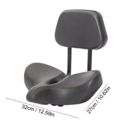 Bike Seat With Backrest Comfortable Electric Scooter Saddle Bicycle Seat Cushion Hollow Breathable Saddle For Road Bike Tricycle