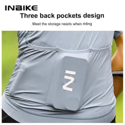 INBIKE Summer Short Sleeve Bicycle Jersey Man Road Cycling Jersey Clothes For Men MTB Mountain Bicycle Sportswear Male Clothing