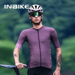 INBIKE Summer Short Sleeve Bicycle Jersey Man Road Cycling Jersey Clothes For Men MTB Mountain Bicycle Sportswear Male Clothing