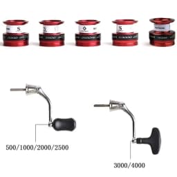 SHIMANO SIENNA Spinning Fishing Reel AR-C Metal Spool Both Freshwater and Seawater Can Be Used Max 8.5kg Power