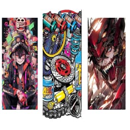 Personalized Electric Scooter Anti-slip Sticker Sandpaper Skateboard Grip Tape Sheet 60*30cm