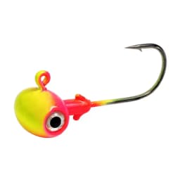 JYJ 3.5g/5g/7g/10g/14g colorful hammer shape jig head hook ,fishing hook jigging with big 3D eyes for soft lure bait