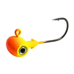 JYJ 3.5g/5g/7g/10g/14g colorful hammer shape jig head hook ,fishing hook jigging with big 3D eyes for soft lure bait