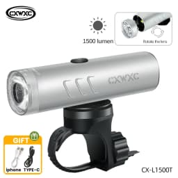 GIYO Bike Front Light Headlight 1500LM/1200LM/900LM USB Rechargeable LED 4000mAh MTB Road Bicycle Lamp Flashlight Luz Bicicleta