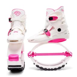 TFAN JUMP Kangaroo Jump Shoes Workout Jumpers Gen II Series NEW PINK WHITE