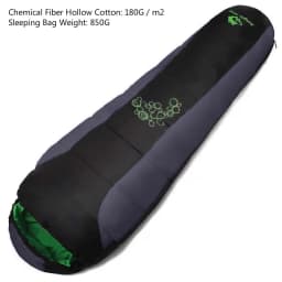 JUNGLE KING CY0901 850g 1850g New Thickening Fill Four Holes Cotton Sleeping Bag Outdoor Camping Mountaineering Mummy Movement