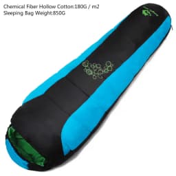 JUNGLE KING CY0901 850g 1850g New Thickening Fill Four Holes Cotton Sleeping Bag Outdoor Camping Mountaineering Mummy Movement