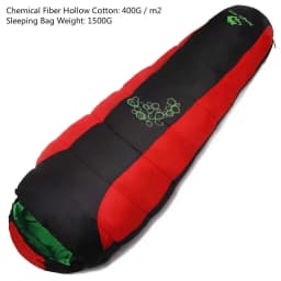 JUNGLE KING CY0901 850g 1850g New Thickening Fill Four Holes Cotton Sleeping Bag Outdoor Camping Mountaineering Mummy Movement