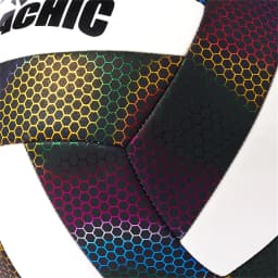 Holographic Reflect Light Fluorescence Volleyball Official Size And Weight No.5 Machine Sewing Soft Touch Beach Volleyball