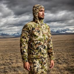 Men's Kelvin Light Down Jacket Winter Camouflage Fishing Hunting Suit
