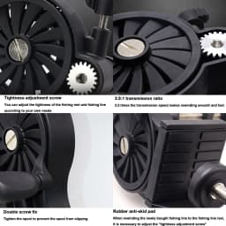 Fishing Line Winder Fishing Line Spooler Adjustable Portable Table Clamp Fishing Reel Machine Wire Winding Reclaimer Equipment