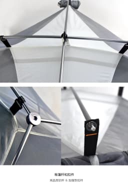 Silicone Coated Backpacking Tent, Lightweight for 4Season Outdoor Camping,Hiking,MSR Style, Includes Footprint, High Waterproof