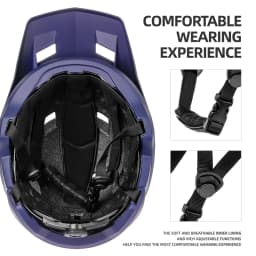 BATFOX Bike Helmet Men's Bicycle Helmet MTB Casco Bicicleta Mountain Bike Casco Ciclismo Hombre Matte Black Cycling Helmets