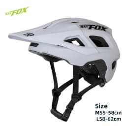 BATFOX Bike Helmet Men's Bicycle Helmet MTB Casco Bicicleta Mountain Bike Casco Ciclismo Hombre Matte Black Cycling Helmets
