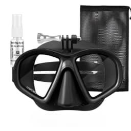 Low Volume Dive Mask Tempered Glasses Lens,Myopia Diving Mask,Spearguns Scuba Gear ,with Camera Mount,anti-fog for Narrow Face