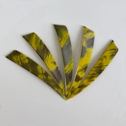 50pcs 3/4/5inch Archery Arrow Feather Fletching Ink Painting High Quality Real Archery Fletches Bow And Arrow Accessories