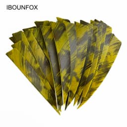 50pcs 3/4/5inch Archery Arrow Feather Fletching Ink Painting High Quality Real Archery Fletches Bow And Arrow Accessories